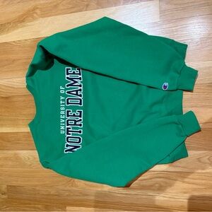 Champion Green Notre Dame Sweatshirt